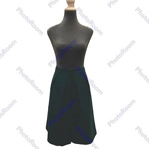 SALE 2/$15 J Crew Classic Boot Length Wool Skirt in Hunter Green. SZ/14